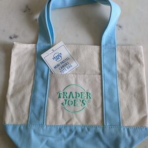 Trader Joes Pastel Mini Tote